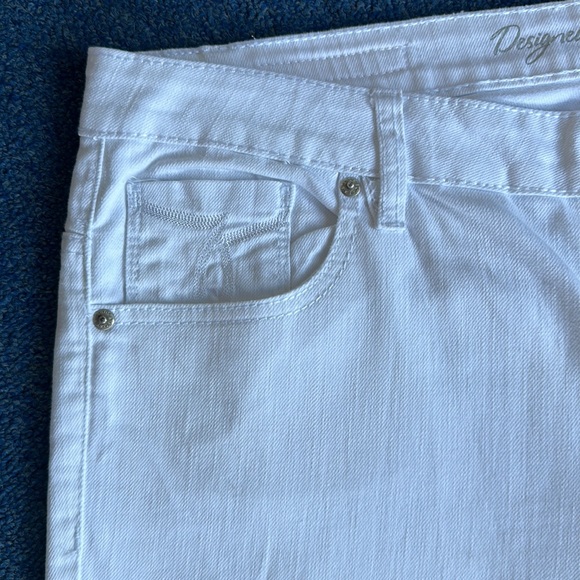Foxy Jeans White Joy Skinny Jeans Sz 18 - Picture 4 of 12